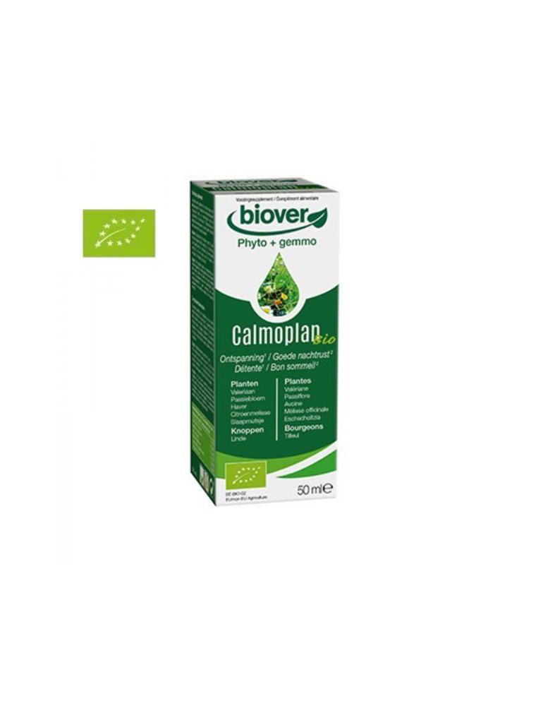 Calmoplan Bio - Gouttes de plantes favorisant la détente et le sommeil 50 ml - Biover Calmoplan Bio - Gouttes de plantes favorisant la détente et le sommeil 50 ml - Biover