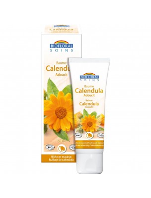 Image de Calendula (Marigold) Balm Organic - Skin Care 50 ml Biofloral depuis The natural and organic balms of the herbalist's shop