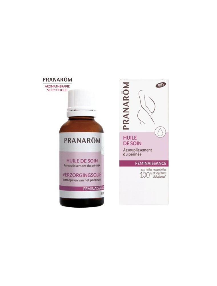Assouplissement du périnée - Préparation huileuse pour massage 30 ml - Pranarôm Assouplissement du périnée - Préparation huileuse pour massage 30 ml - Pranarôm