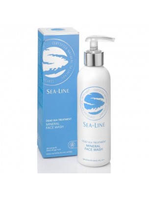 Image de Nettoyant visage au sel de la Mer Morte - Peaux squameuses 200 ml - Sealine via Masque argile de la Mer Morte - Nettoie en profondeur 225 ml - Sealine