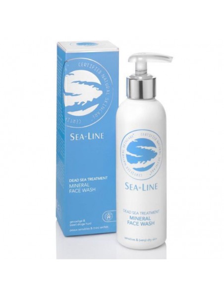 Image principale de Nettoyant visage au sel de la Mer Morte - Peaux squameuses 200 ml - Sealine