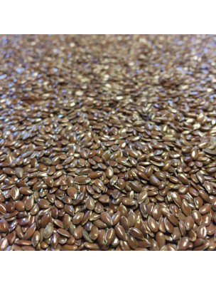 Image de Organic Flaxseed - Seeds 400g - Herbal tea from Linum usitatissimum L. via Buy Psyllium blond Bio - Intestinal transit 300 grams - Nature and