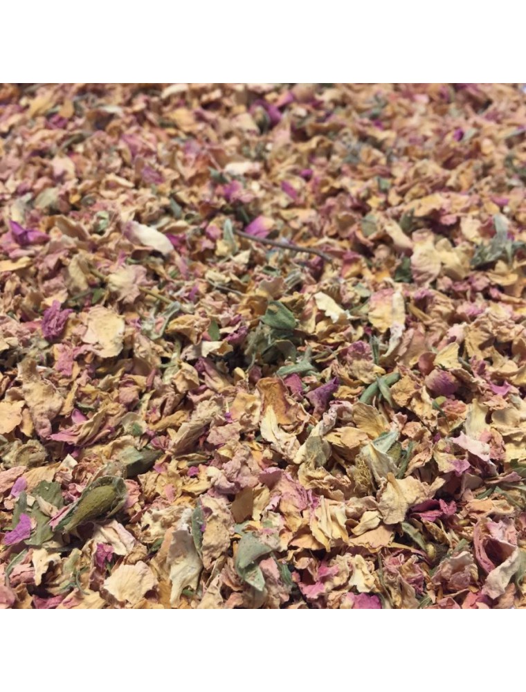 Image principale de la modale pour Rose de Damas Bio - Pétales 50g - Tisane Rosa damascena Herrm