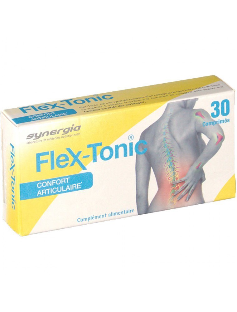 Flex Tonic - Confort articulaire 30 comprimés - Synergia Flex Tonic - Confort articulaire 30 comprimés - Synergia