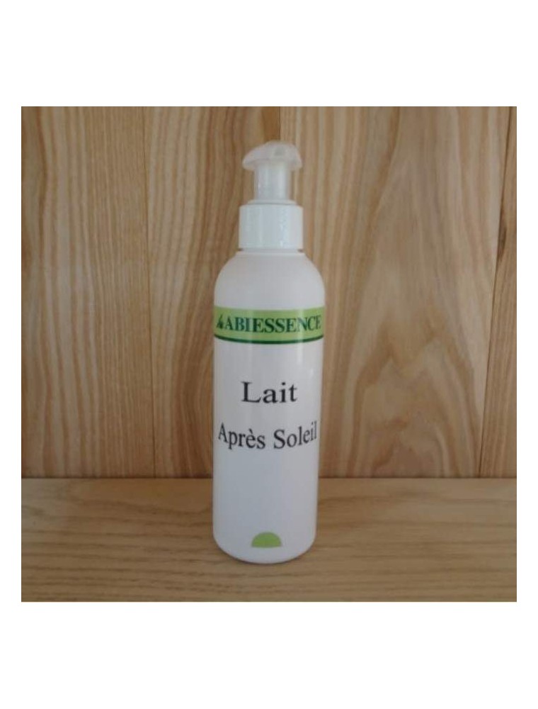 Image principale de la modale pour Lait après-soleil Bio - Huiles essentielles et végétales 200 ml - Abiessence