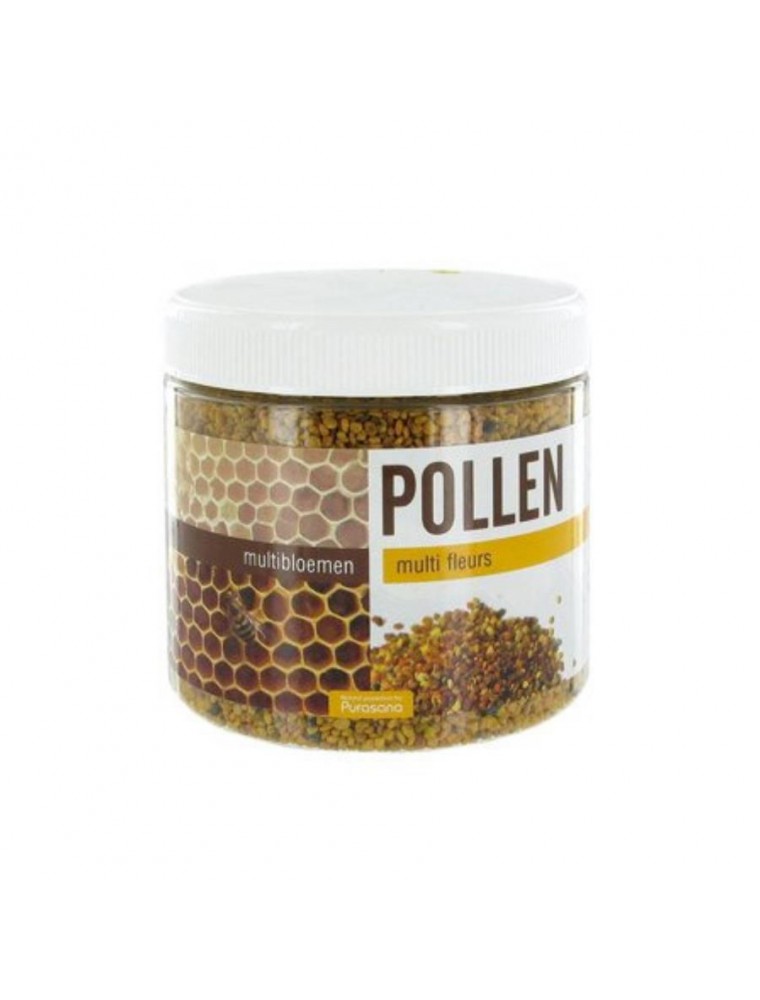 Pollen Multi Fleurs - Énergie & Vitalité 500 g - Purasana Pollen Multi Fleurs - Énergie & Vitalité 500 g - Purasana