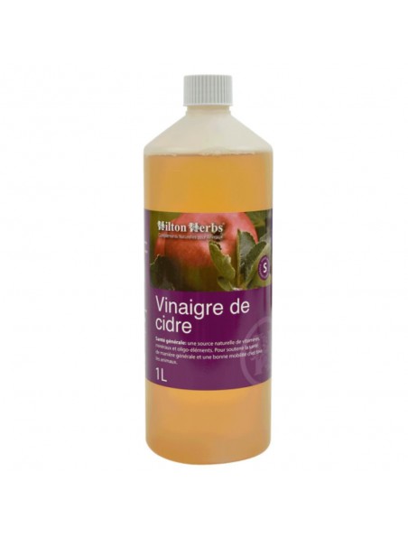 Image principale de Vinaigre de Cidre - Vitamines Chevaux, chiens, volailles et oiseaux 1 Litre - Hilton Herbs