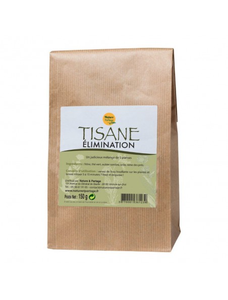 Image principale de Tisane Elimination - Tisane 150 grammes - Nature et Partage 