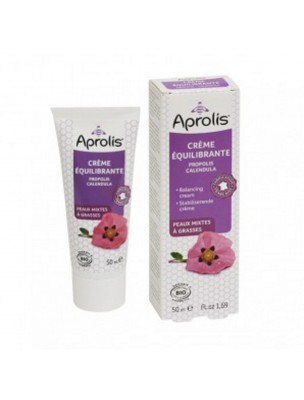 Image de Balancing Cream - Propolis and Calendula 50 ml - (French) Aprolis depuis Order the products Aprolis at the herbalist's shop Louis