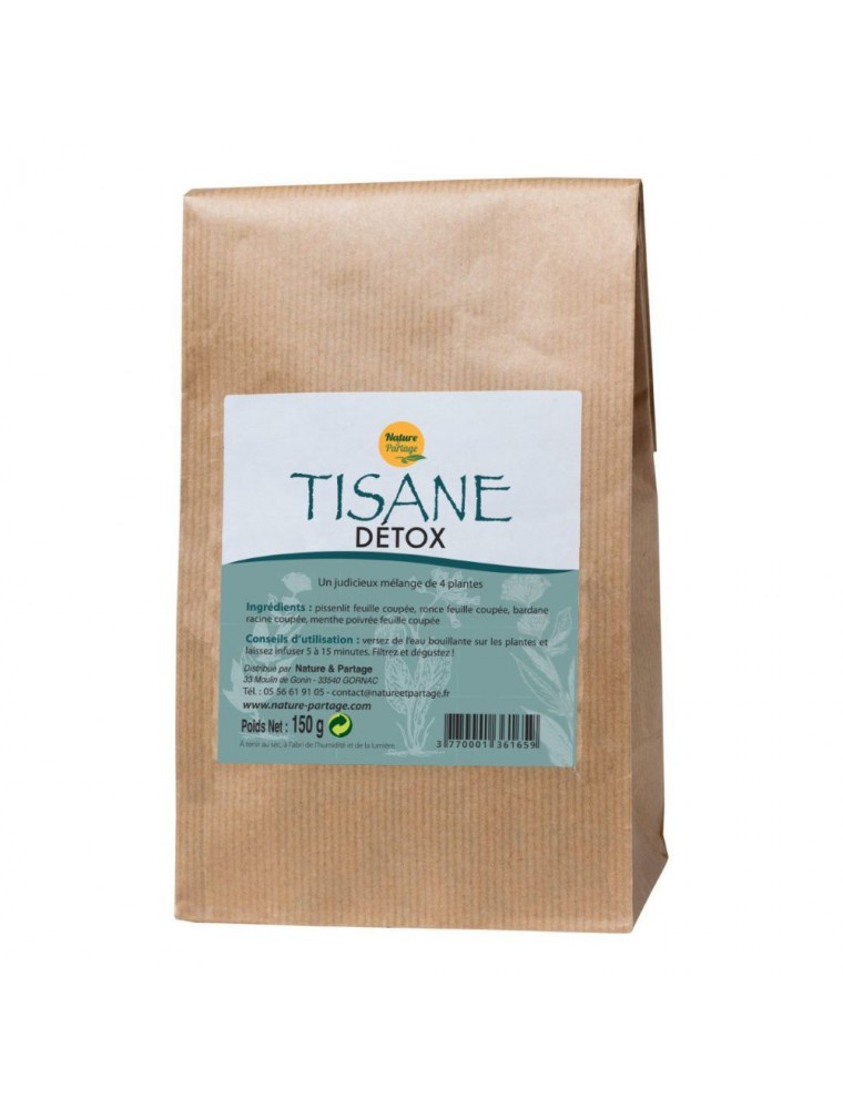 Image principale de la modale pour Tisane Detox - Tisane 150 grammes - Nature et Partage 