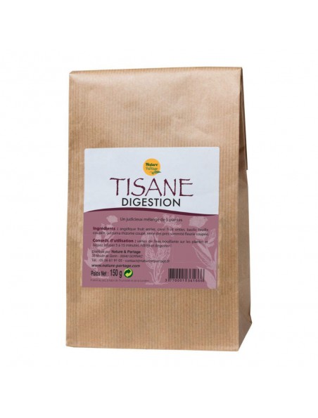 Image principale de Tisane Digestion - Tisane 150 grammes - Nature et Partage 