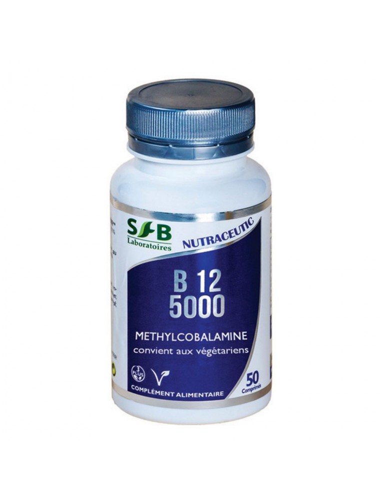 Image principale de la modale pour Vitamine B12 5000 ug - Circulation 30 comprimés - SFB Laboratoires