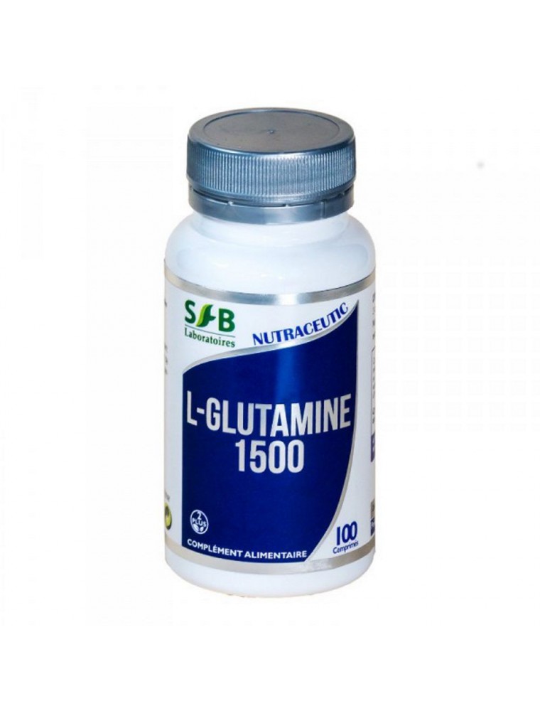 Image principale de la modale pour L-Glutamine 1500 mg - Sportifs et Intestins 100 comprimés - SFB Laboratoires