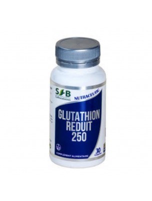 Image de Glutathion Réduit 250 - Détoxifiant 30 comprimés - SFB Laboratoires depuis Commandez les produits SFB Laboratoires à l'herboristerie Louis
