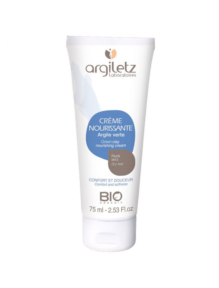 Image principale de la modale pour Crème nourrissante pour pieds secs - Confort et douceur 75ml - Argiletz