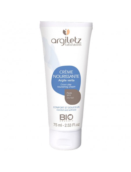 Image principale de Crème nourrissante pour pieds secs - Confort et douceur 75ml - Argiletz