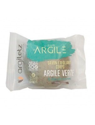 Image de Savon purifiant - Argile verte, parfum Cologne, 100g - Argiletz via Argile Ghassoul ultra-ventilée - Argiletz