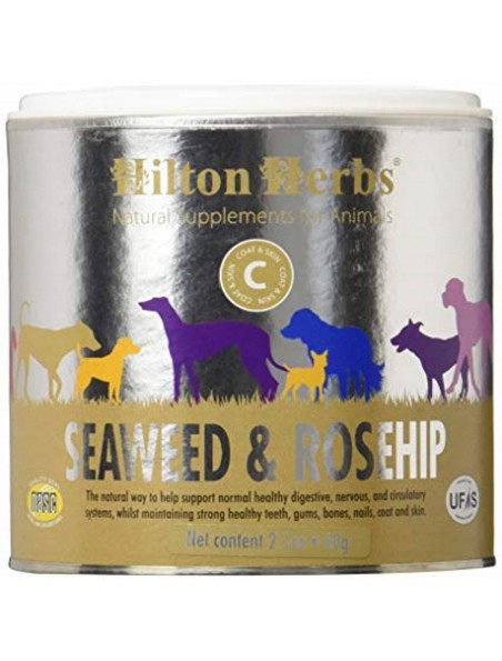 Image principale de Seaweed et Rosehip - Algues et Cynorrhodon pour chien 60g - Hilton Herbs