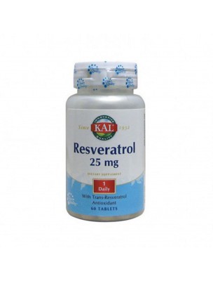 Image de Resveratrol - Antioxidant 60 tablets - KAL depuis Buy the products Kal at the herbalist's shop Louis
