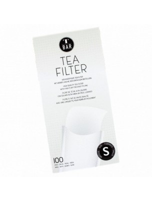 Image de Paper Tea Filters for loose tea - Size S - 100 filters via Buy Black'n Mojito - Black Tea with Mint and Lime 100g