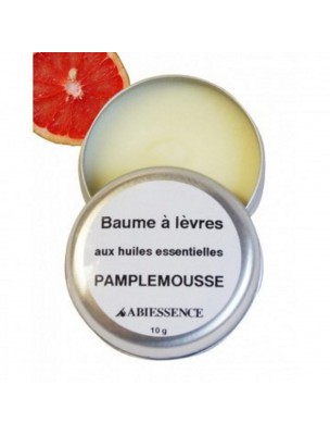 Image de Baume à lèvres Pamplemousse - Huiles essentielles 10 g - Abiessence depuis Baumes à lèvres régénérants et hydratants