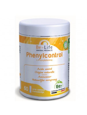 Image de Phenylcontrol - Acide aminé 60 gélules - Be-Life depuis Découvrez notre sélection d'acides aminés | Produits de phytothérapie