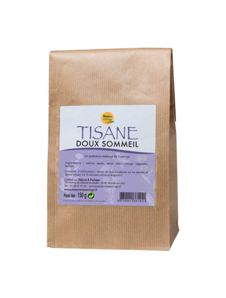 Image principale de la modale pour Tisane Doux sommeil - Tisane 150 grammes - Nature et Partage 