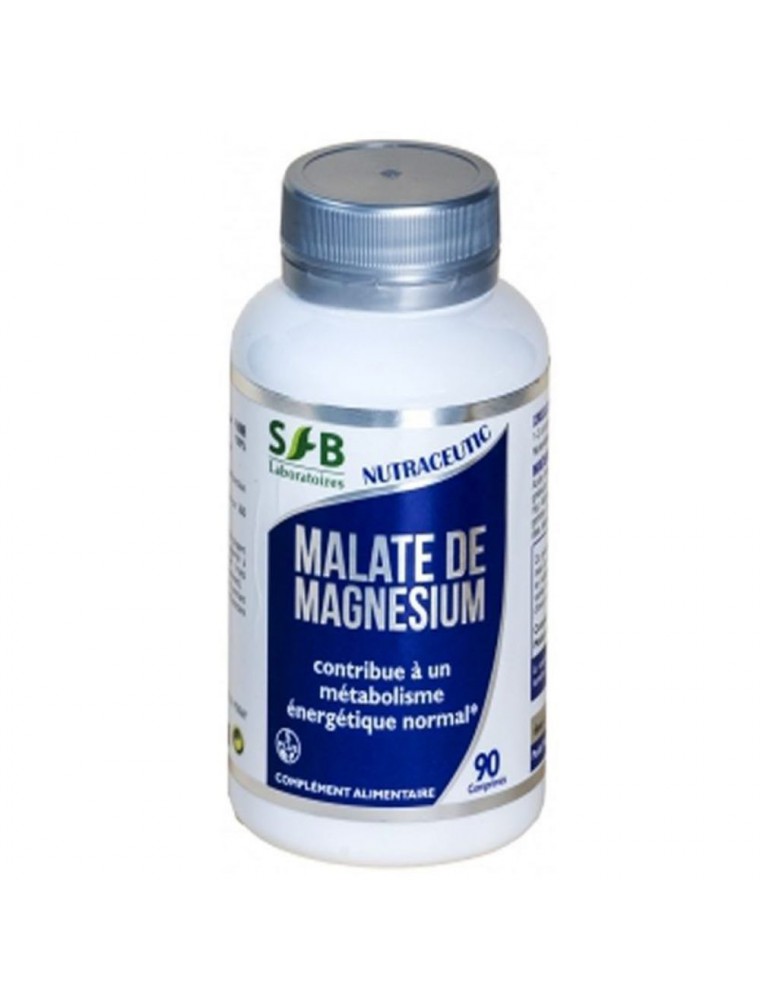 Image principale de la modale pour Malate de Magnésium 1250 mg - Fatigue et Stress 90 comprimés - SFB Laboratoires