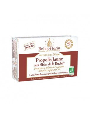 Image de Yellow propolis with organic hive Elixirs - Protection and defence of the body - Ballot-Flurin depuis Bees for your health (9)