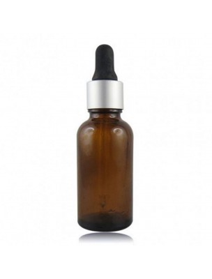 Image de Flacon vide de 10 ml avec pipette depuis Flacons et pipettes : unir les huiles essentielles, créer des cosmétiques.