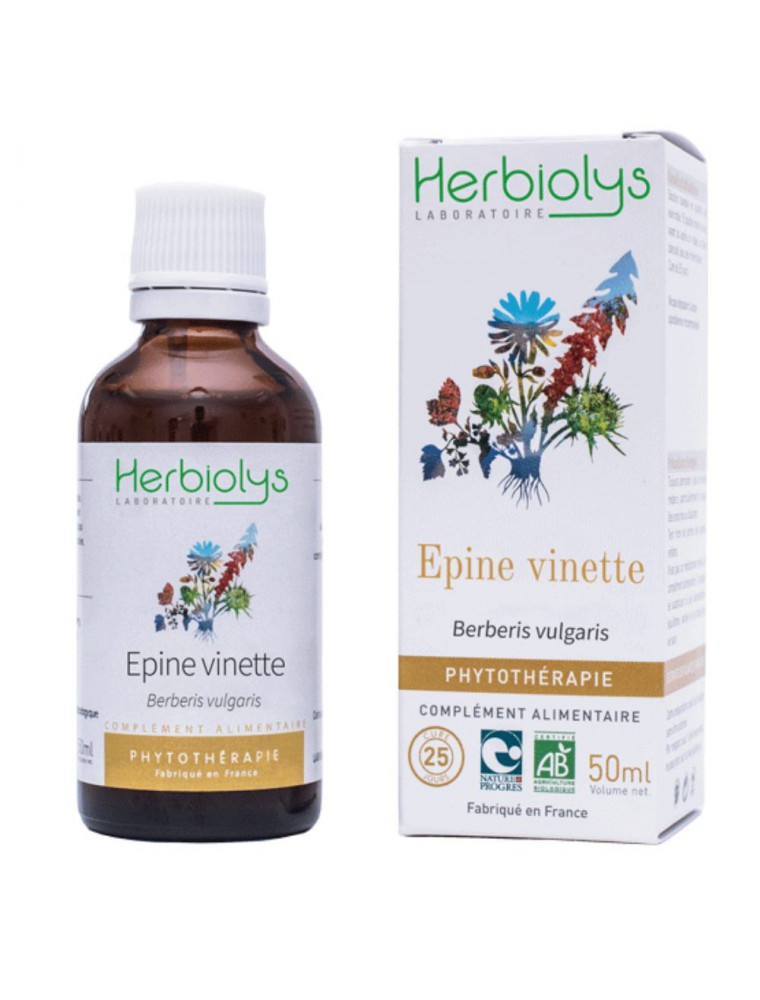 Epine vinette - Dépurative & Tonique Teinture-mère Berberis vulgaris 50 ml - Herbiolys