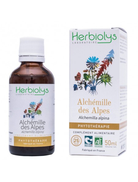 Image principale de Alchémille des Alpes - Diarrhées Teinture-mère Alchemilla alpina 50 ml - Herbiolys