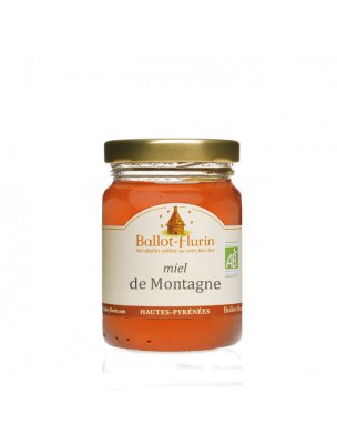 Miel de Montagne Bio 125g - Notes fruitées, Vitalité et gorges sensibles -...