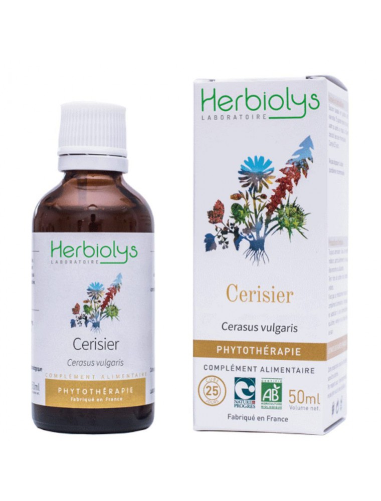 Image principale de la modale pour Cerisier - Diurétique et Dépuratif Teinture-mère Cerasus vulgaris 50 ml - Herbiolys