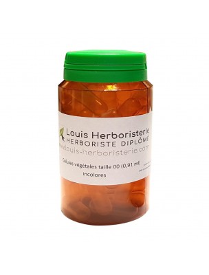 Image de Gélules végétales vides incolores Taille 00 - 60 gélules depuis Commandez les produits Louis à l'herboristerie Louis