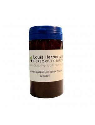 Image de Aqua (fish) empty capsules Size 0 - 60 capsules depuis All the material to create cosmetics and unite the oils (2)