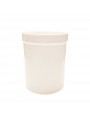 Image de Pot plastique blanc vissant avec couvercle - 250 ml via Mortier en porcelaine intérieur rodé 400 ml de 125