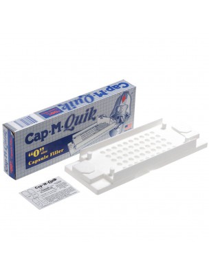 Image de Gélulier manuel pour 50 gélules - Taille 0 - Cap M Quick depuis Gélules classiques vides Taille 0 - 60 gélules