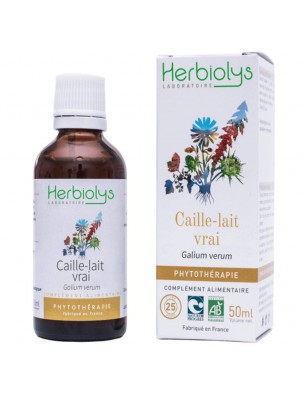 Image de Caille-lait vrai - Diurétique Teinture-mère Galium verum 50 ml - Herbiolys depuis Commandez les produits Herbiolys à l'herboristerie Louis