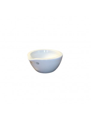 Image de Mortier en porcelaine intérieur rodé 70 ml de 63 mm depuis louis-herboristerie