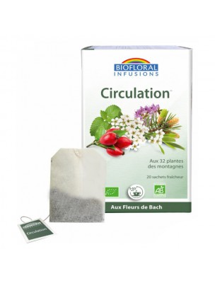 Image de Circulation Bio Venous disorders 20 teabags - Biofloral depuis Buy the products Biofloral at the herbalist's shop Louis