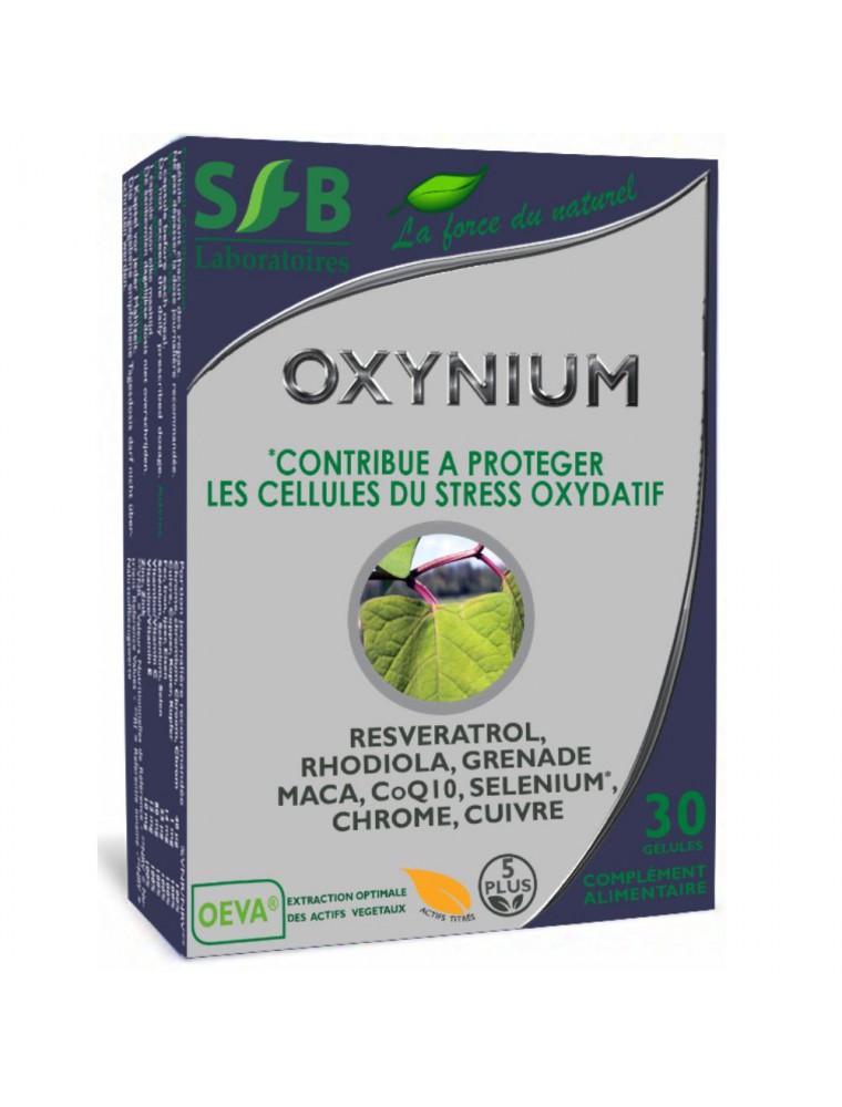 Image principale de la modale pour Oxynium - Antioxydant 30 gélules - SFB Laboratoires