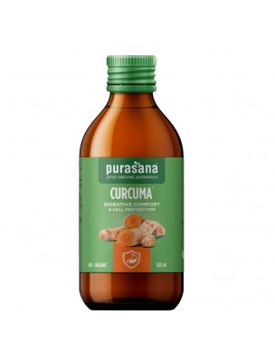 Image de Curcuma Digestive comfort et Cell protection Bio - Digestion 500 ml - Purasana via Acheter Orange douce Bio - Huile essentielle Citrus sinensis 10 ml -