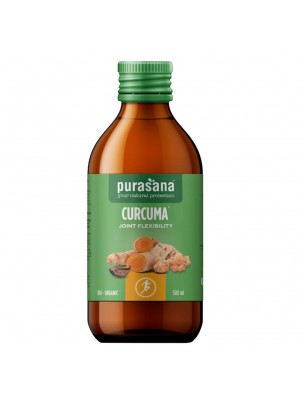 Image de Curcuma Joint flexibility Bio - Articulations 500 ml - Purasana depuis Curcuma : boostez votre santé avec nos produits naturels