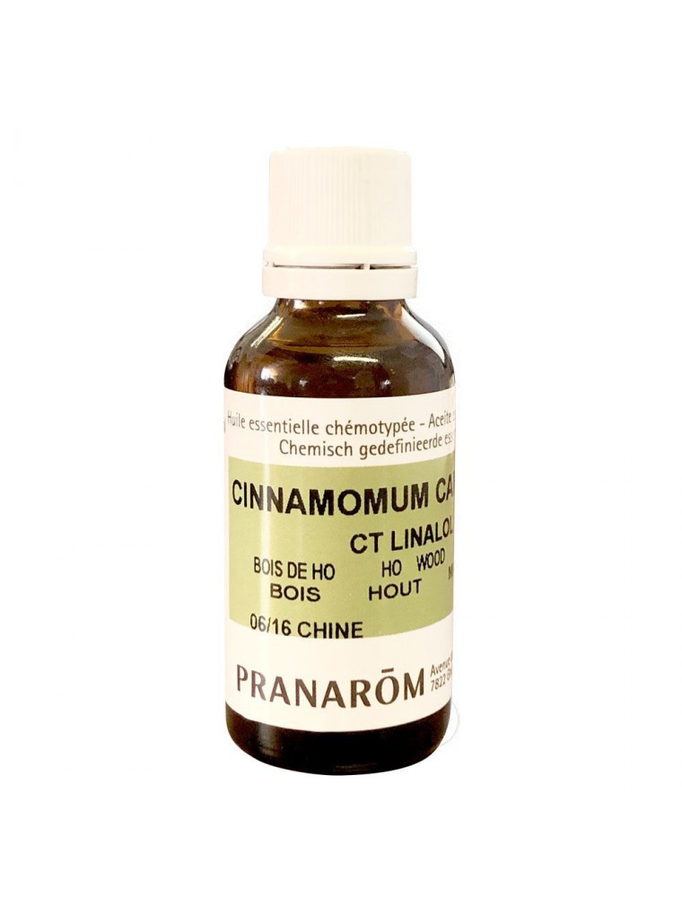 Bois de Ho - Huile essentielle Cinnamomum camphora ct linalol 30 ml - Pranarôm Bois de Ho - Huile essentielle Cinnamomum camphora ct linalol 30 ml - Pranarôm