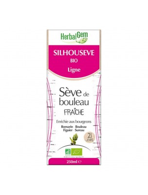 Image de Silhousève Bio - Slimming and Line 250 ml - Herbalgem depuis Birch sap and its draining and revitalizing active ingredients