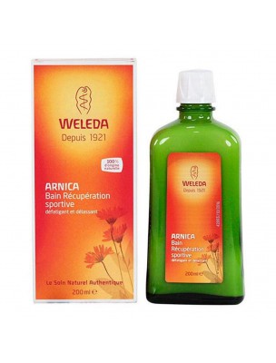 Image de Bain récupération sportive - Défatiguant et délassant 200 ml - Weleda via Huile de Soin Muscl'Art Bio - Souplesse 100 ml - Propos Nature