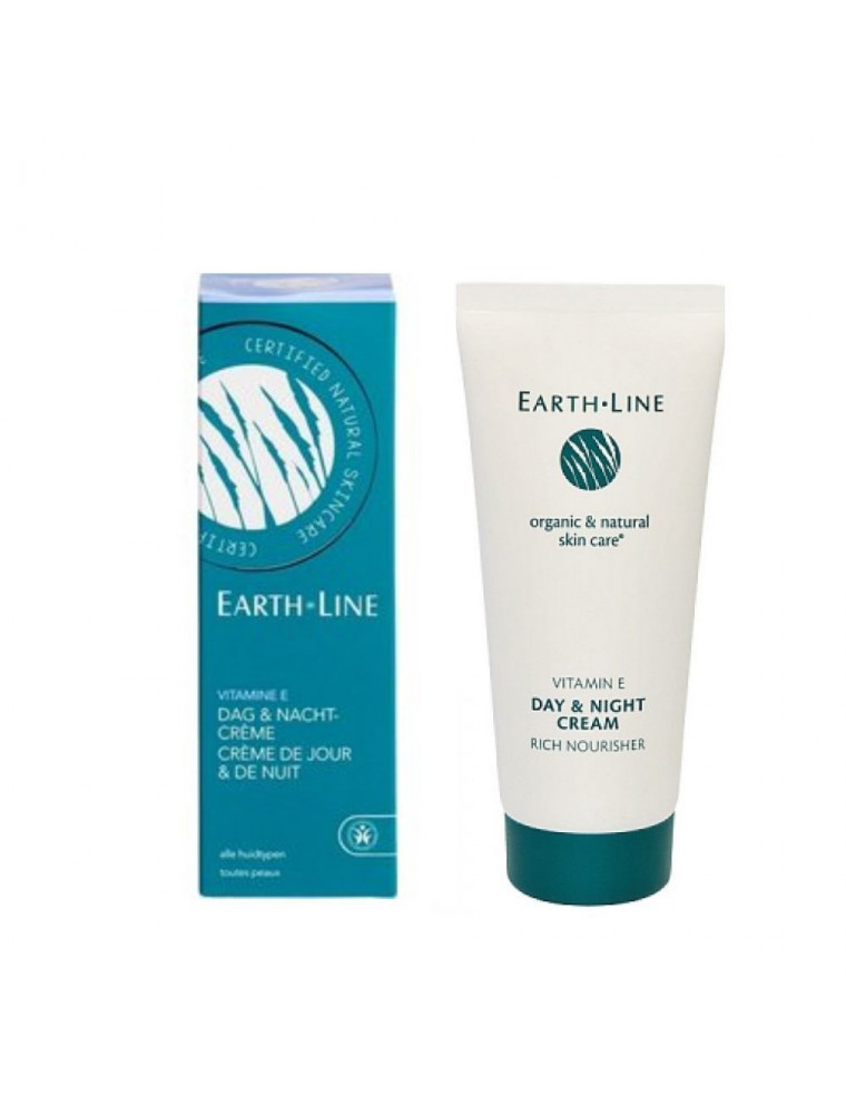 Crème vitamine E Soin du visage hydratant 100ml Earth Line