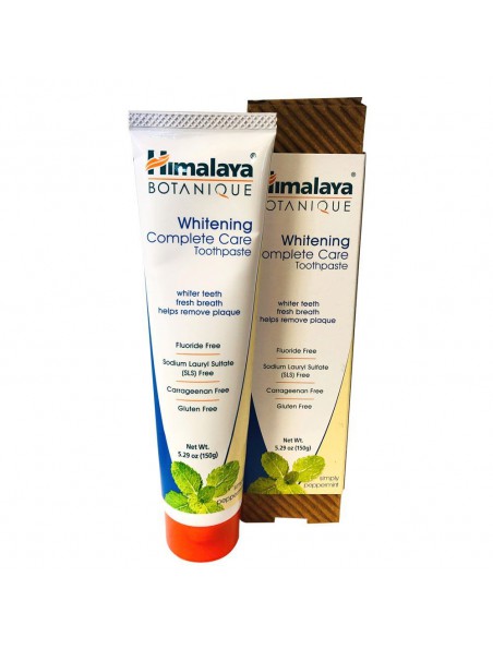 Dentifrice Organique Complete Care blanchissant Menthe poivrée 150 g - Himalaya Dentifrice Organique Complete Care blanchissant Menthe poivrée 150 g - Himalaya