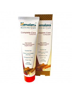 Image de Organic Toothpaste Complete Care Cinnamon 150 g - Himalaya depuis Order the products Himalaya at the herbalist's shop Louis